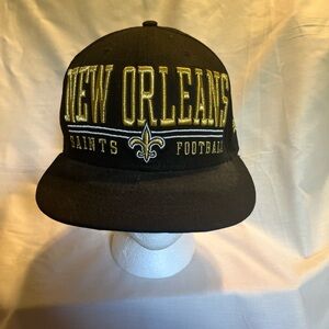New Orleans Saints black and gold SnapBack hat #nfl #nola #saints